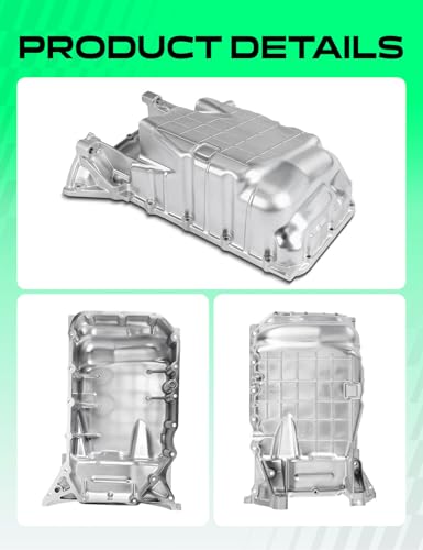 Engine Oil Pan and Drain Plug Replacement for Honda Accord 2008-2012 Crosstour 2012-2014 & Acura TSX 2008-2014, 2.4L Gas