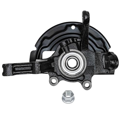 Detroit Axle - Front Knuckles Tie Rods for 2.5L Nissan Altima 2002 2003 2004 2005 2006 Steering Knuckles and Wheel Bearing Hubs Assembly Outer Tie Rod Ends Replacement - size: 4SU50554/Kit