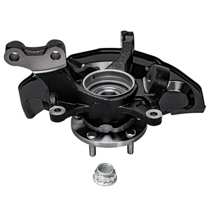Detroit Axle - 4pc Steering Knuckles Kit for 07-09 Toyota Camry [4-Wheel ABS], 2 Front Steering Knuckles & Wheel Bearing Hubs 2 Rear Wheel Bearing and Hubs 2007 2008 2009 Replacement - size: 4UW48715/Kit