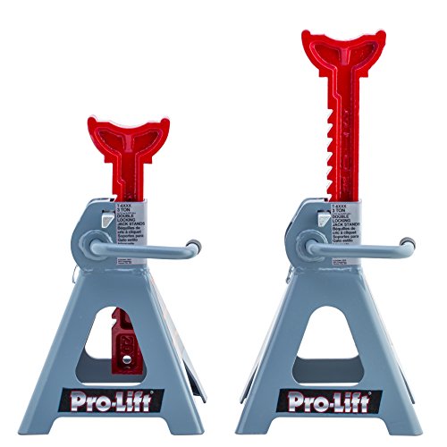 Pro-LifT T-6903D Double Pin Jack Stands - 3 Ton - color: Grey
