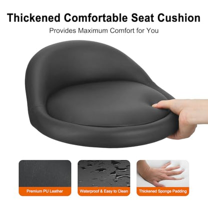 JOSTZHXIN Garage Mechanic Stool Chair Rolling Shop Chair, Height Adjustable Garage Shop Seat, Low Stools with Storage Tray, Rolling Stool for Salon SPA Tattoo (Style 2) - style: Style 2