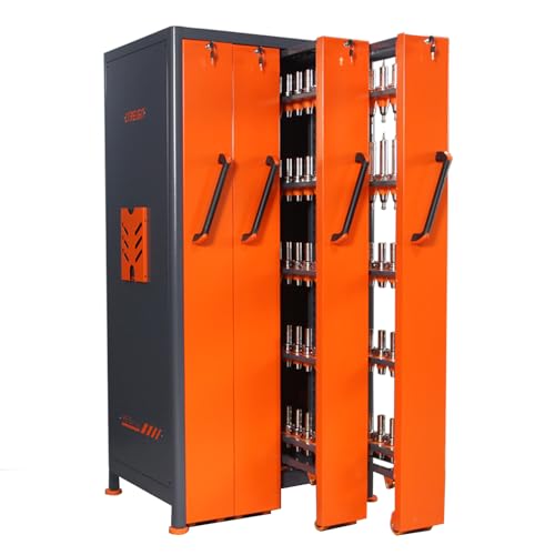 CNC Tool Holder Vertical Drawer Cabinet, Large Capacity CNC Tool Storage Cabinet, CNC Tool Holder Station Suitable for Warehouse Workshop Machining Centers - size: CAT40/BT40-140CAP