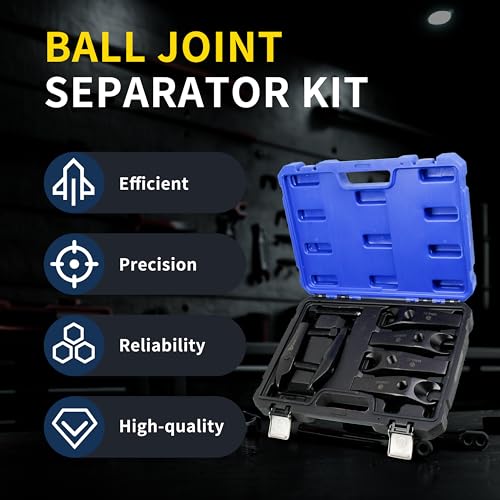 Kuntech Ball Joint Separator Kit, Heavy Duty Tie Rod Removal Tools Compatible with BMW Benz, Ball Joint Removal Tools 22mm 24mm 27mm 32mm 36mm