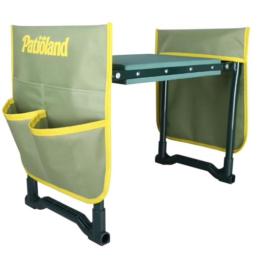 Garden Kneeler and Seat with 2 Tool Bags, 10.2" Widen Heavy Duty Thicken Soft Kneeling Pad, 2-in-1 Folding Garden Stool, Outdoor Yard Work Seat, Ideal Gardening Gifts for Mom, Women, Grandma - size: Model B