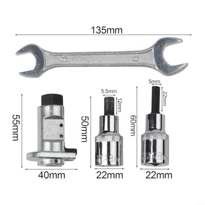4 Pcs Steel Spreader Removal Tool Kit for Strut Separator Ball Joint Pitman Arm Puller Tie Rod End Suspension Repair
