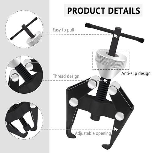 Windshield Wiper Arm Removal Tool Kit,Professional Bearing Puller & Battery Terminal Puller for Easy Removal and Repair Wiper Arms,Universal Wiper Arm Puller Car Accessories - color: Wiper Arm Puller Kits