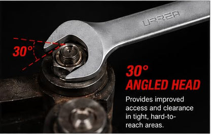 URREA Service Wrench - 1-1/4" Mechanics Wrench with Thin Forged Design & Satin Finish - U3540 - color: Single Wrench, size: 1-1/4"