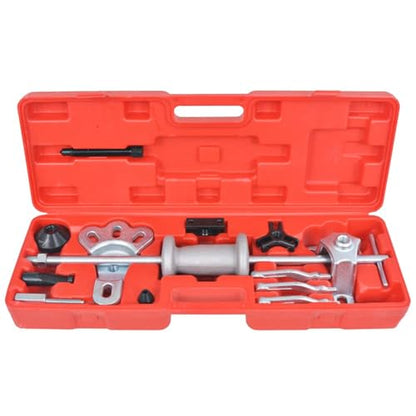 9 Ways Slide Hammer Puller Set 17 pcs,Bearing Puller Set,Bearing Separator,Heavy Duty Bearing Splitter Tool Kit with Case