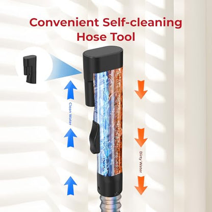 Rosewill Multi-Purpose Portable Carpet and Upholstery Cleaner, Powerful Suction 18 KPa Spot Cleaner, 600W Motor, Car and Auto Detailer, Stain/Spot Remover; Versatile Use: Carpet, Sofa, Pet Hair - color: Black
