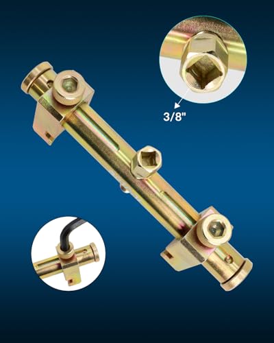 DPTOOL Harmonic Balancer Puller Set Crankshaft Pulley Removal Tool | Universal Ribbed Auxiliary Drive Belt Pulley Puller Remover Tool for A/C Unit Water Pumps,Crankshafts and Alternators Pulleys