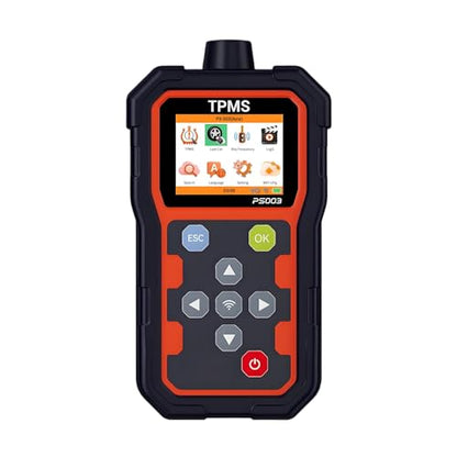 PS003 TPMS Programming Tool OBD2 Scanner, Tire Pressure Sensor Relearn Diagnostic Tool, Check Engine Light Code Reader for Cars Mechanics