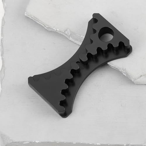 Car Engine Cam Gear Lock Timing Belt Installation Tool Black Aluminum Compatible with Acura B - color: Black