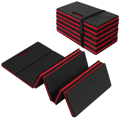 Mechanic Mat, 1.2" Extra Thick Foldable Kneeling Pad with Handle and Storage Belt, 46 x 15.8 inch Waterproof Non Slip EVA Cushion Mat for Garage Workshop Repairing Gardening