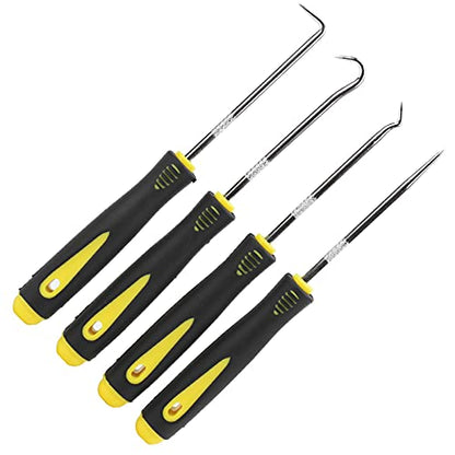 Precision Pick and Hook Set, Automotive Pick Tool Set for Car Auto Oil Seal O Ring Seal Gasket Pick Mini Hooks Puller Remover Perfect for Electronic Tools Extended Tool Life