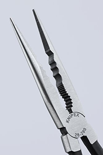 Knipex Tools 28 71 280 11" Extra Long Needle Nose Pliers - Straight, - style: Straight Head