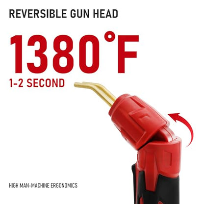 RX WELD Deluxe 2 in 1 Plastic Welder, Welding Repair Kit | 400PCS PCS Hot Staples & Rods, for Automotive Car Bumper, Kayak, Tank