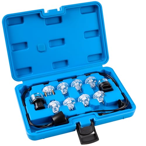 Marvelity Noid Light Test Kit, 11-Piece Fuel Injector | 8 Noids Included, IAC Tester Included, Fits Multiple Car Injection System Types