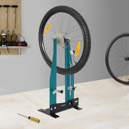 Bike Wheel Alignment Truing Stand, Adjustable Rim Inspection Portable Wheel Balancer, Bicycle Straightener Tool for Bike Wheels Straightener