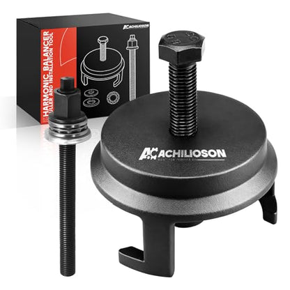 for GM 25264 Harmonic Balancer Puller and 551141 Crank Pulley Install Tool Harmonic Balancer Installation Tool Replacement for GM LS Series Engines 1997-UP