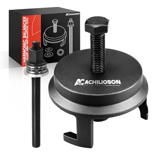 for GM 25264 Harmonic Balancer Puller and 551141 Crank Pulley Install Tool Harmonic Balancer Installation Tool Replacement for GM LS Series Engines 1997-UP