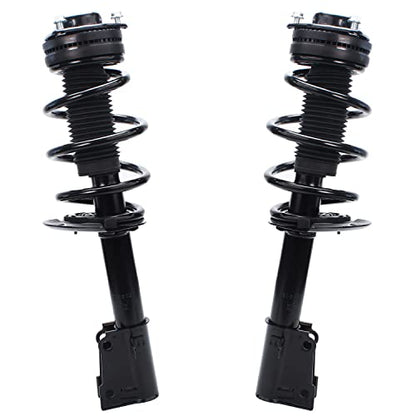 Detroit Axle - Front and Rear Suspension Kit 2011-2019 Dodge Journey | Struts with Coil Spring Assembly 2012 2013 2014 2015 2016 2017 2018 Replacement Suspension Struts Shock Absorbers - size: 4Q47307/ 4 Struts