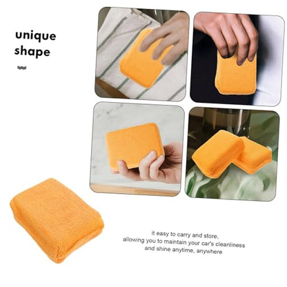 MAGICLULU Car Wax Applicator Pads Tire Shine Applicator Pad Car Buffer Attachment Cleaning Set