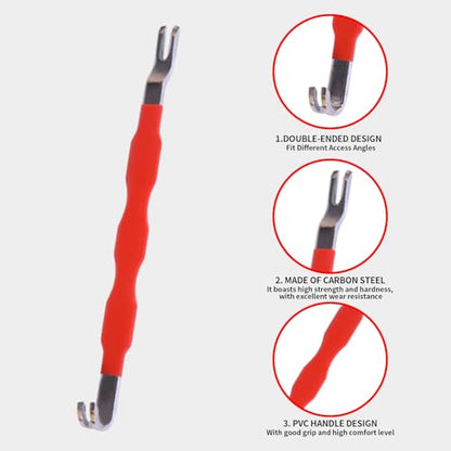 Automotive Electrical Disconnect Pliers Kit - 4PC Connector Removal Tool for Cars, Wire Terminal Separator & Hose Clamp Pliers Set, Non-Damaging Plug Disconnect Tool for Mechanics & DIY