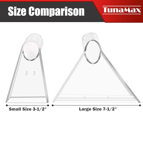 TunaMax Universal Work with All Vacs with 2-1/2" & 1-7/8" &1-1/4" Three Adapters Extractor Attachment for Upholstery & Carpet Cleaning & Auto Detailing - size: Small+Large