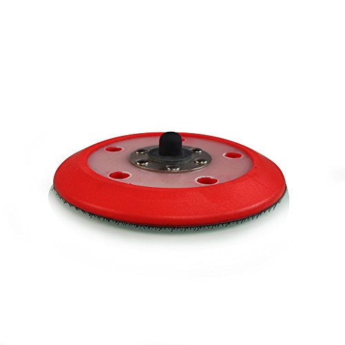 Chemical Guys TORQ BUFLC201 R5 Dual-Action Backing Plate with Hyper Flex Technology, Red (5 Inch) - size: 5 Inch Dual Action