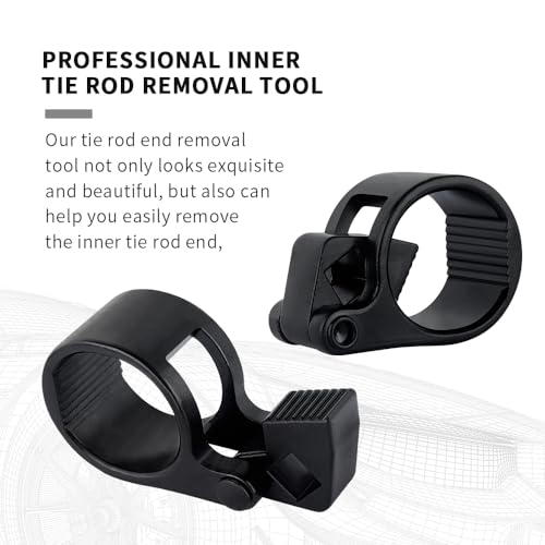carleef Inner Tie Rod Removal Tool,27-42mm Tie Rod End Removal Tool for 1/2" Square Drive Tool,Universal Multifunctional Inner Tie Rod Tool Car Accessories for Most Cars Trucks SUVs