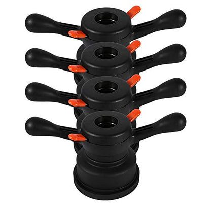 Keenso 36/38/40mm Tire Change Nut Tire Balancer, Quick Release Hub Wing Nut Wheel Balancer Tire Change Tool for Tire Repair(Thread Diam. 38mm, Pitch 3mm) - size: Thread Diam. 38mm, Pitch 3mm