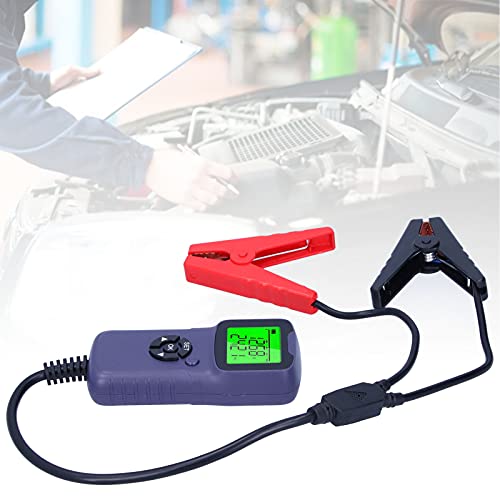 Generic Digital Car Battery Tester Automotive Analyzer for 12V Battery Diagnostic Tool ABS (Purple) - color: Purple
