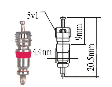 102Pcs Valve Core Removal Tool Set,Premium TPMS Safe, 100Pcs Nickel Plated Schrader Tire Valve Cores for Cars, SUVs, Bike and Bicycle, Trucks, Motorcycles HVAC Applications Tire Repair Tools