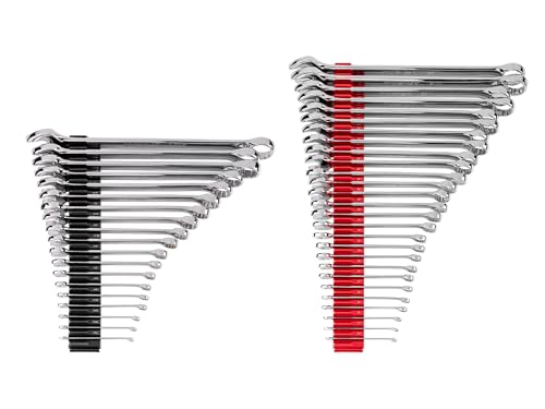 TEKTON Combination Wrench Set, 46-Piece | WCB95303 - size: 46-Piece (1/4-1-1/4 in., 6-32 mm), style: Modular Wrench Organizer