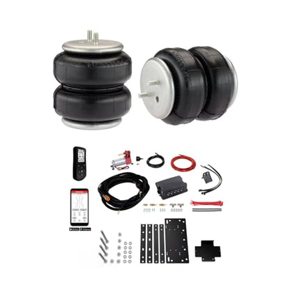 TrendsAuto Firestone Airide Rear Ride-Rite Air Spring Kit and Dual Path Standard Compressor Kit fits 2000-2006 Tundra | Easy Installation | Includes TrendsAuto Decal - size: 2000-2006, style: Dual Path