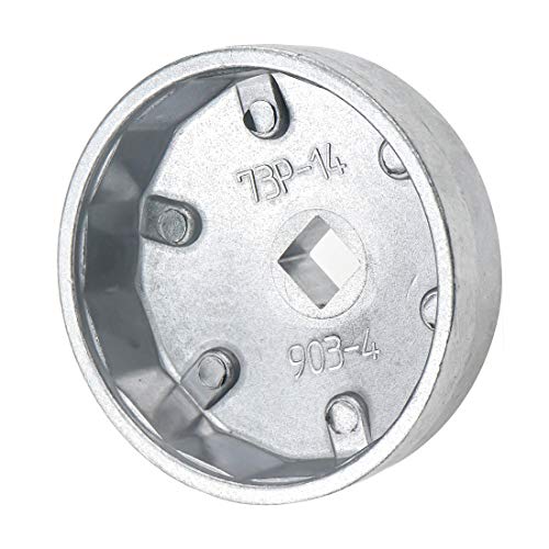 Oil Filter Cap Wrench 74mm Max Inner Dia Aluminum Alloy 14 Flute Model 903-4 - size: Model 903-4