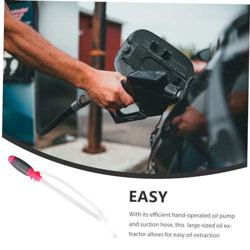 ibasenice Tool Kit Siphon Pump for Water Hose Transfer Pump Hand Pump Siphon Pump for Gas Siphon Oil Pump Manual Siphon Hose Manual Pump for Fish Plastic Car Oil Absorber