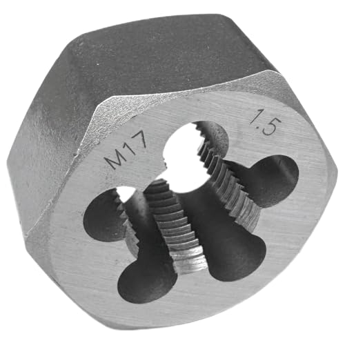 M17x1.5 Metric Hex Rethreading Die Alloy Steel Right Hand Die for Thread Repair and Maintenance - size: M17x1.5