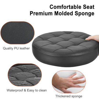 FLOLXNB Garage Mechanic Stool with Storage Tray,Low Height Rolling Shop Stools, Rolling Mechanics Seat Chair Height Adjustable, Rolling Shop Chair, Work Stool Creeper Seat (Style 2) - style: Style 2