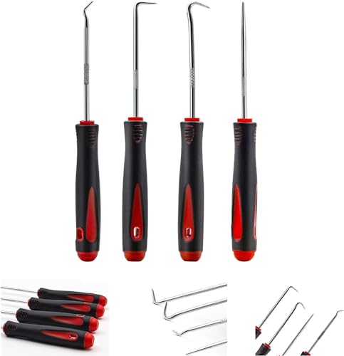 Short Set,Oil Seal Hook, Pull Out The Hook, Oil Seal Screwdriver Pull Out and Remove.Assembly and Removal of Small Parts,Automobile, Electronics Home Repair Tools