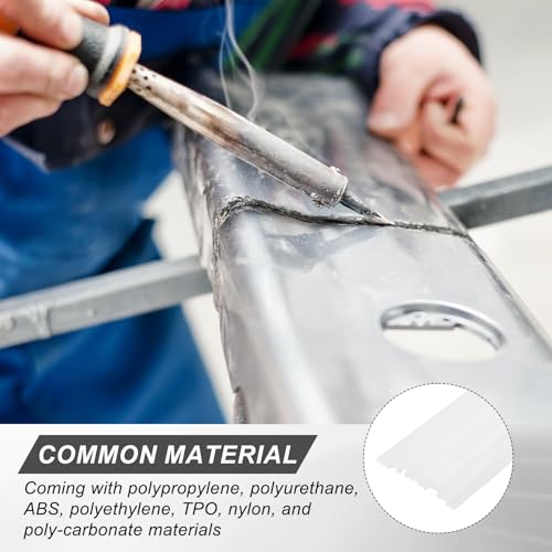 Plastic Welding Rods, Welder Rod High-Strength Waterproof Fit for Repairing - color: White