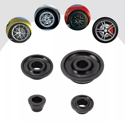 Tire Balancer Accessories, 4PCS Universal Wheel Balancer Standard Taper Cones Kit Wheel Balancer Cone Set,36mm Shaft Coats Standard Vehicle Tool, 1.77" to 5.39" for Car, SUV, Truck