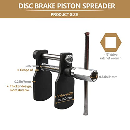 Disc Brake Piston Pad Spreader Removal Tool Motorcycle Brake Calliper Compressor Tool - size: Duck Feet Style