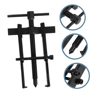 6 Inch Bearing Puller Tool Set Adjustable Two Jaw Remover for Motorcycle Car and Auto Maintenance for Bearing Gear and Pulley Removal