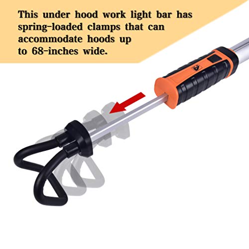 Aain Professional Underhood Work Light for Mechanics, Rechargeable LED Work Light For Auto Repair, Emergency
