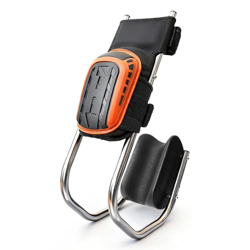 Knee Pads for Work With Seat,Upgraded Adjustable&Detachable Ergonomic Knee Seat,Kneeler Seat for Gardening,Farms,Construction,Tiling Flooring and Cleaning for Men Women,Optimal Knee Protection,Ankle Support - style: Kneeler Seat