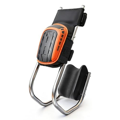Knee Pads for Work With Seat,Upgraded Adjustable&Detachable Ergonomic Knee Seat,Kneeler Seat for Gardening,Farms,Construction,Tiling Flooring and Cleaning for Men Women,Optimal Knee Protection,Ankle Support - style: Kneeler Seat