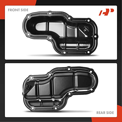 A-Premium Lower Engine Oil Pan Sump with Drain Plug & Gasket Compatible with Nissan NV1500 2013-2017, NV2500/3500 2012-2018, Pathfinder 2005-2012, Xterra 2005-2015, Frontier 2005-2019, V6 4.0L