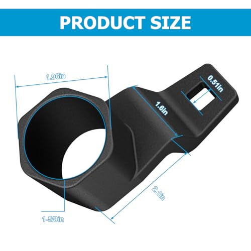 Car Crankshaft Pulley Removal Tool, 19mm Harmonic Balancer Socket & 50mm Crankshaft Crank Pulley Wrench Holder Tool Kit, Automotive Accessories, Compatible with A-cura Engines