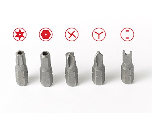 ARES 70009-33-Piece Security Bit Set with Magnetic Extension Bit Holder - Includes Tamper Resistant, SAE Hex, Metric Hex and Star Bits – Anti Tamper Bit Set Features Torq, Spanner, and Triwing Bits - size: 33-Piece Security Bit Set